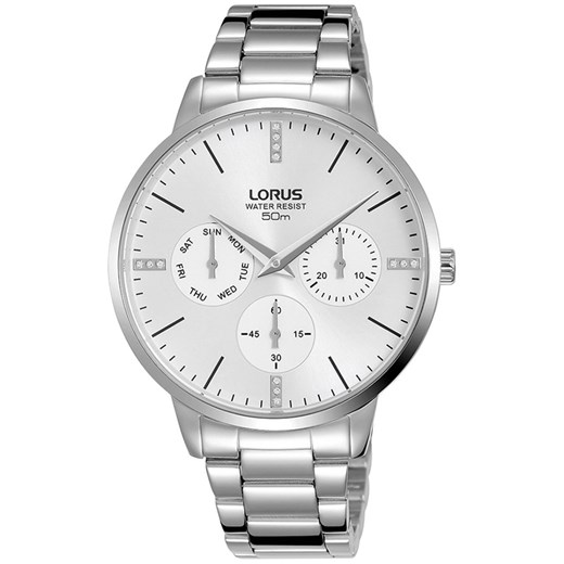 Zegarek Lorus srebrny analogowy 