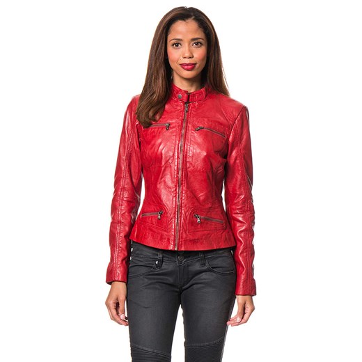 Kurtka damska czerwona 7eleven krótka bez kaptura 