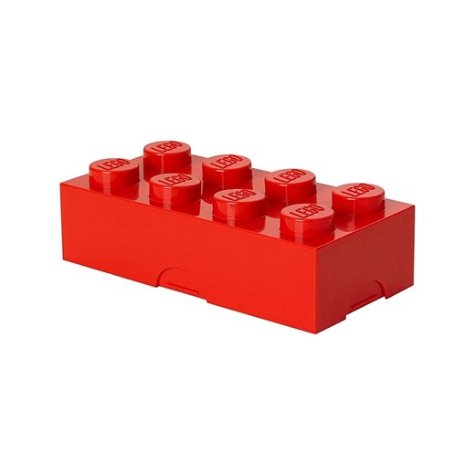 LEGO Pojemnik &quot;Classic Brick 8&quot; w kolorze czerwonym na lunch - 20 x 7,3 x 10 cm