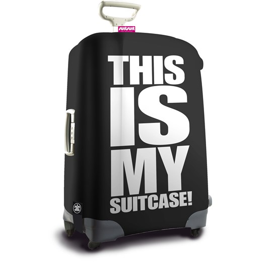 Pokrowiec na walizkę SuitSuit STATEMENT - Walizka mała, kabinówka SuitSuit Bohemian Rose lux4u-pl czarny abstrakcyjne wzory