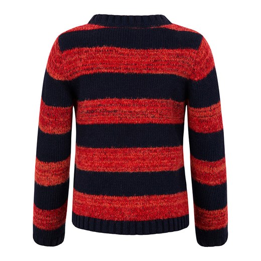 Sweter w kolorze granatowo-czerwonym