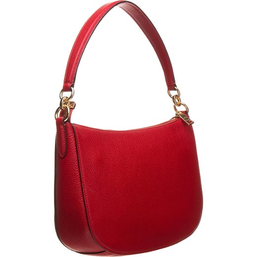 Skórzana torebka "Chelsea" w kolorze czerwonym - 28,5 x 19 x 7,5 cm