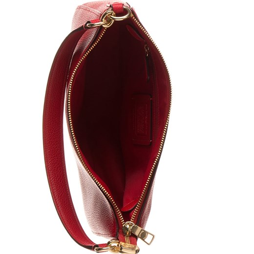 Skórzana torebka "Chelsea" w kolorze czerwonym - 28,5 x 19 x 7,5 cm