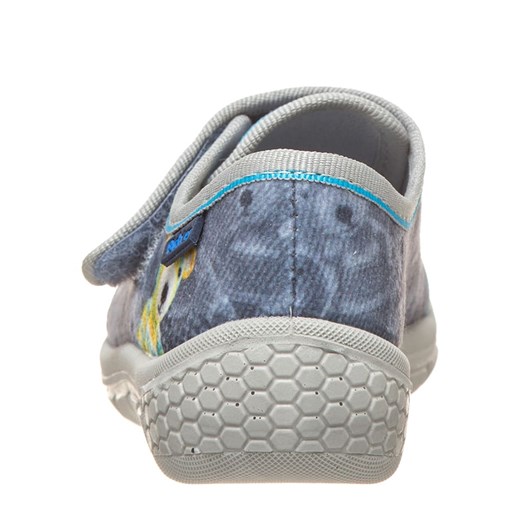 Richter Shoes buciki niemowlęce niebieskie w nadruki 