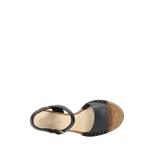 Skórzane sandały w kolorze czarnym