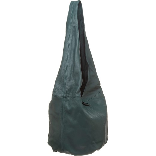 Skórzana torebka w kolorze zielonym - 40 x 30 x 25 cm