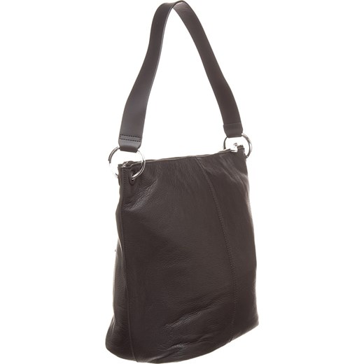 Skórzana torebka "Leisur" w kolorze czarnym - 32 x 37 x 16 cm