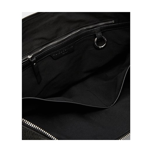 Skórzana torebka "Satchel L" w kolorze czarnym - 34 x 50 x 13 cm