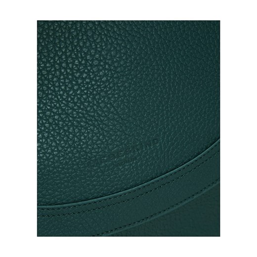 Skórzana torebka "Millen" w kolorze zielonym - 37 x 28 x 7 cm