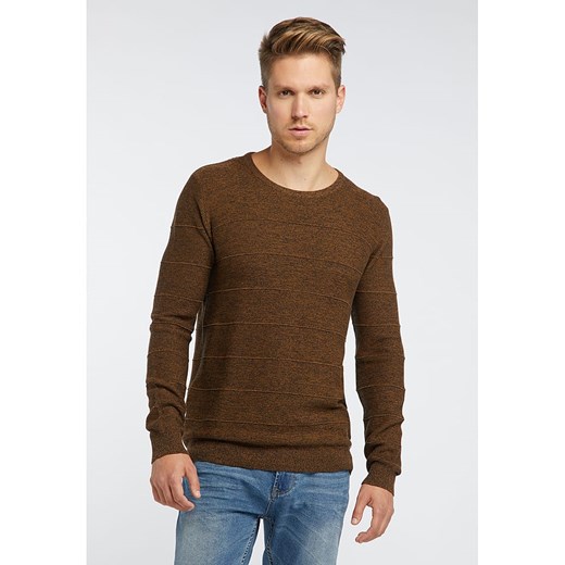 Sweter "Sixtus" w kolorze jasnobrązowym