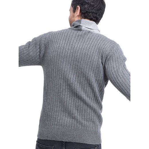 Sweter w kolorze szarym