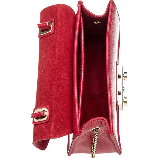 Skórzana torebka "Metropolis Mini" w kolorze czerwonym - 17 x 12 x 6,5 cm