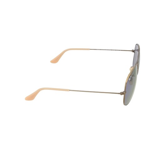 Męskie okulary przeciwsłoneczne "Aviator" w kolorze niebiesko-złotym