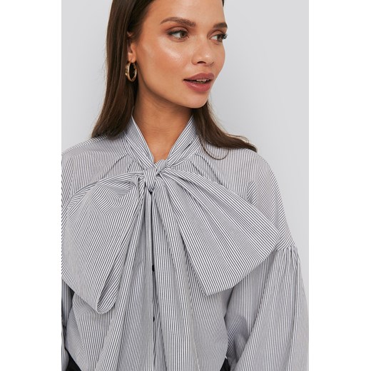 NA-KD Trend Puff Sleeve Pussy Bow Shirt - Multicolor NA-KD Trend  XXL NA-KD
