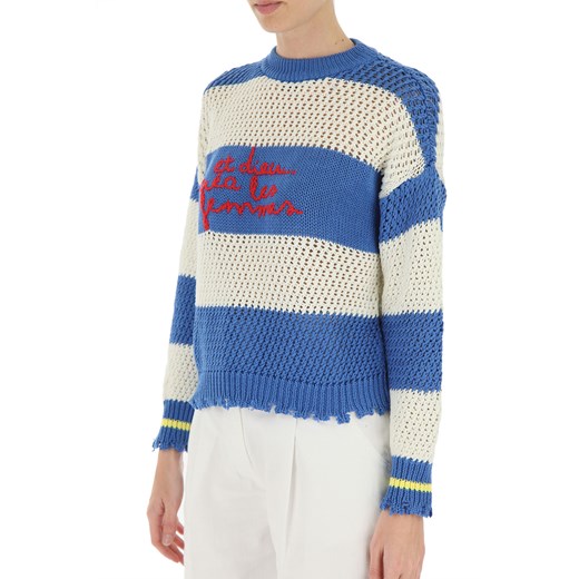 Pinko Sweter dla Kobiet Na Wyprzedaży, biały, Bawełna, 2019, 38 M