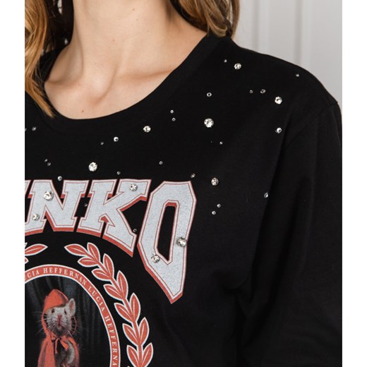 Pinko T-shirt + torba na zakupy COBALT | Regular Fit Pinko  S Gomez Fashion Store