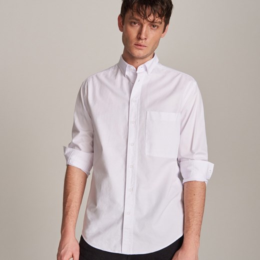 Reserved - Gładka koszula - Biały  Reserved XL 