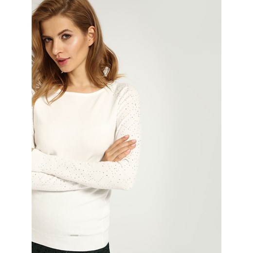 Sweter długi rękaw damski   klasyczny  Top Secret 42 promocja  