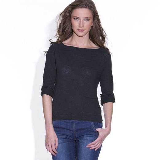 SWETER la-redoute-pl szary sweter