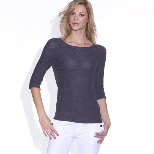 SWETER la-redoute-pl szary sweter