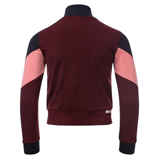 Bluza w kolorze bordowo-jasnoróżowo-granatowym