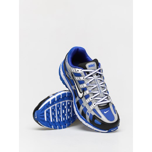 Buty sportowe męskie niebieskie Nike sznurowane skórzane 