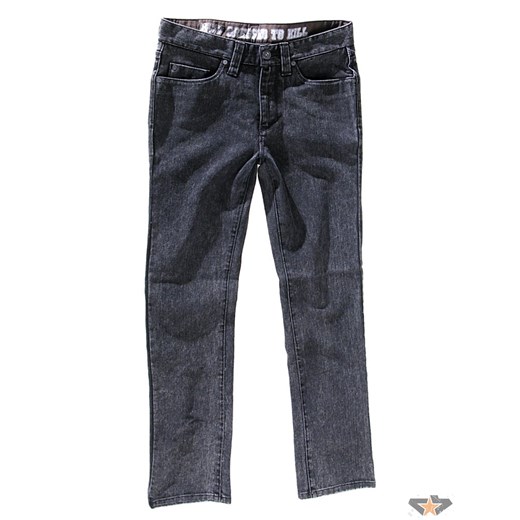 spodnie  męskie (jeansy) VANS - KISS - KisXVanSkinyJen - Black 