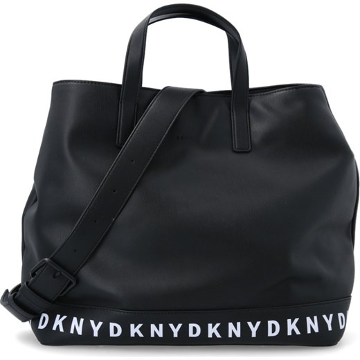 DKNY shopper bag bez dodatków mieszcząca a7 