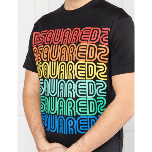 T-shirt męski Dsquared2 z krótkim rękawem 