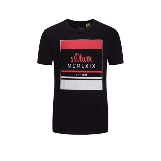 T-shirt męski S.Oliver z krótkim rękawem 