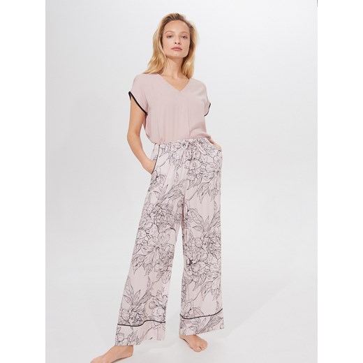 Mohito - Spodnie piżamowe z wiskozy - Wielobarwny Mohito  XS 