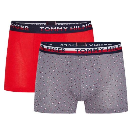 Tommy Hilfiger męskie bokserki UM0UM01233 2P Trunk Print, 2 szt., S wielokolorowe , BEZPŁATNY ODBIÓR: WROCŁAW! Tommy Hilfiger  L Mall