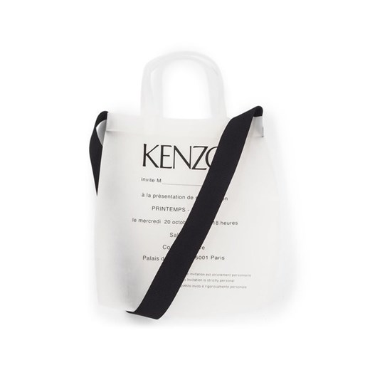 Shopper bag biała Kenzo 