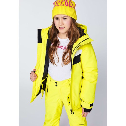 Kurtka narciarska "Hilltop" w kolorze żółtym