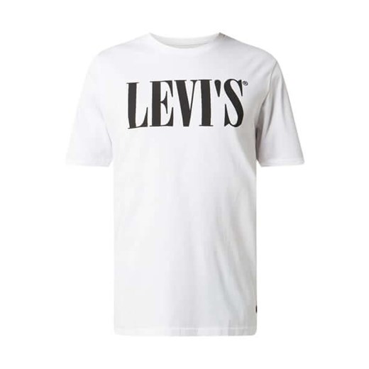 T-shirt męski Levi's biały w stylu młodzieżowym 