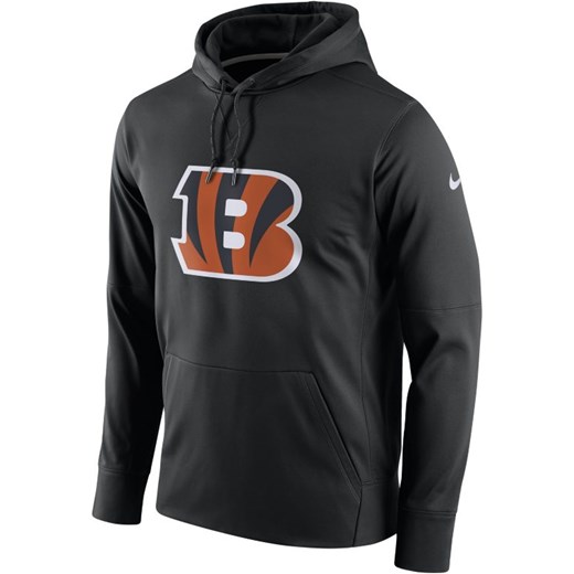 Męska bluza z kapturem i logo Nike Essential (NFL Bengals) - Czerń