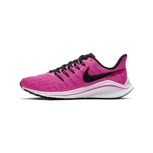 Buty sportowe damskie Nike dla biegaczy zoom sznurowane bez wzorów 