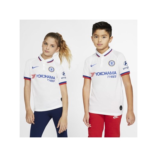 Koszulka piłkarska dla dużych dzieci Chelsea FC 2019/20 Stadium Away - Biel