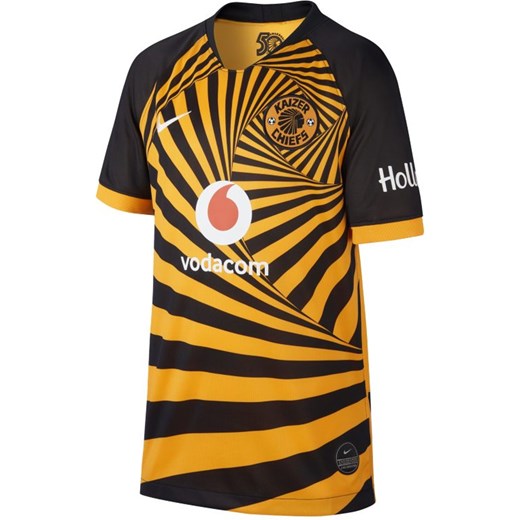Koszulka piłkarska dla dużych dzieci Kaizer Chiefs FC 2019/20 Stadium Home - Pomarańczowy