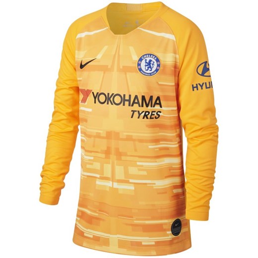 Koszulka piłkarska dla dużych dzieci Chelsea FC 2019/20 Stadium Goalkeeper - Żółć