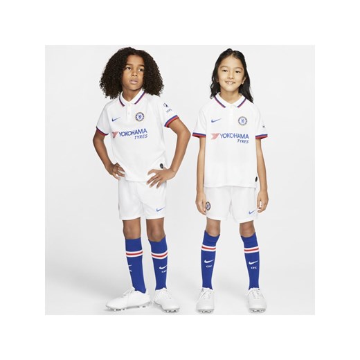 Strój piłkarski dla małych dzieci Chelsea FC 2019/20 Away - Biel