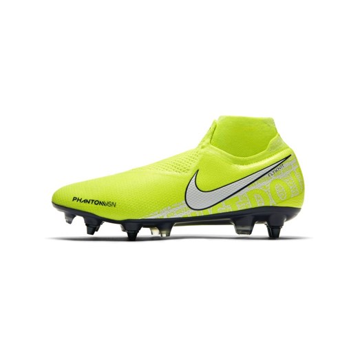 Korki piłkarskie Nike Phantom Vision Elite Dynamic Fit Anti-Clog SG-PRO - Żółć Nike 47 wyprzedaż Nike poland