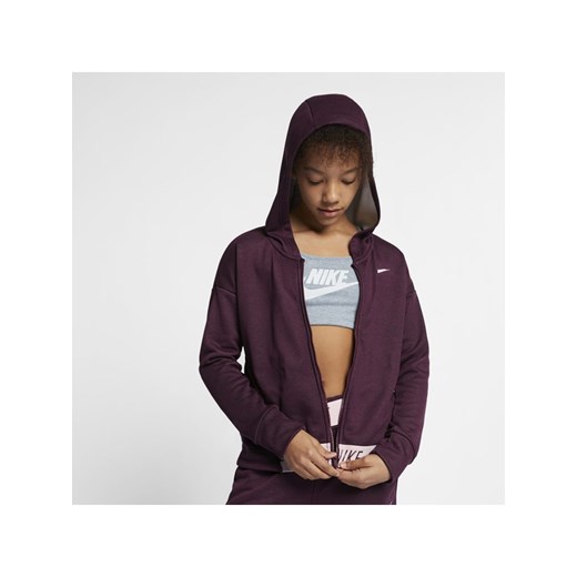 Bluza dziewczęca fioletowa Nike