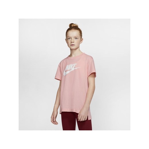T-shirt dla dużych dzieci Nike Sportswear - Różowy