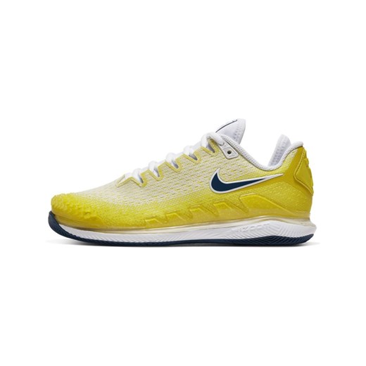 Buty sportowe damskie Nike dla tenisistów zoom wiązane płaskie 
