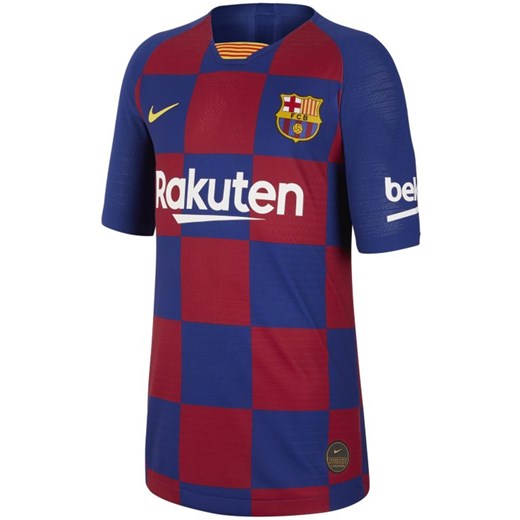Koszulka piłkarska dla dużych dzieci FC Barcelona 2019/20 Vapor Match Home - Niebieski Nike L wyprzedaż Nike poland
