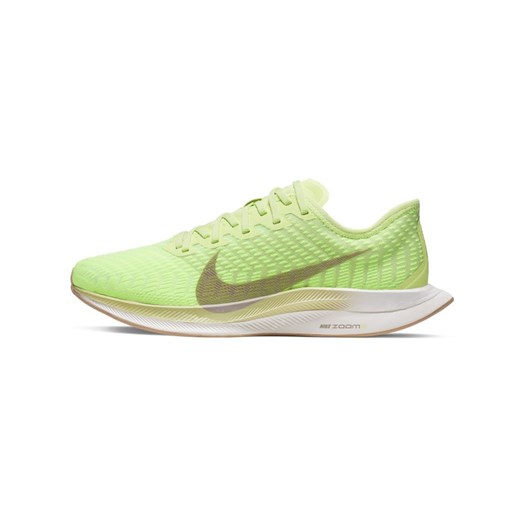 Buty sportowe damskie Nike dla biegaczy zoom wiązane zielone 