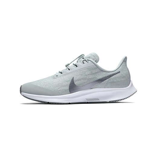 Buty sportowe damskie Nike dla biegaczy zoom sznurowane szare 