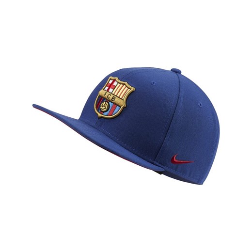 Regulowana czapka Nike Pro FC Barcelona - Niebieski