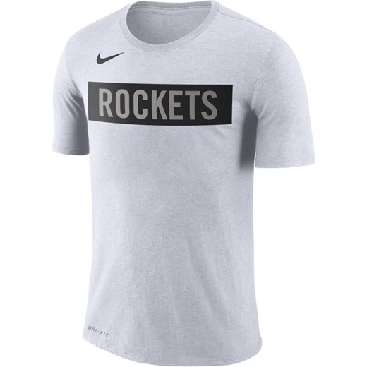 T-shirt męski Nike Dri-FIT NBA Rockets City Edition Logo - Biel